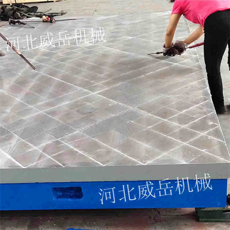 杭州焊接平台铸铁 开常规槽 地轨T型槽 实力厂家