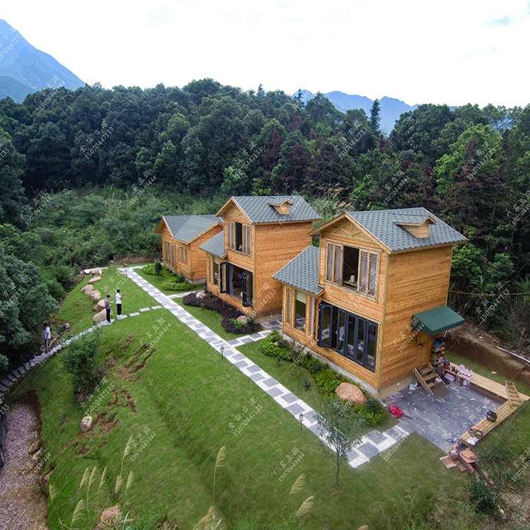 防腐木屋建造