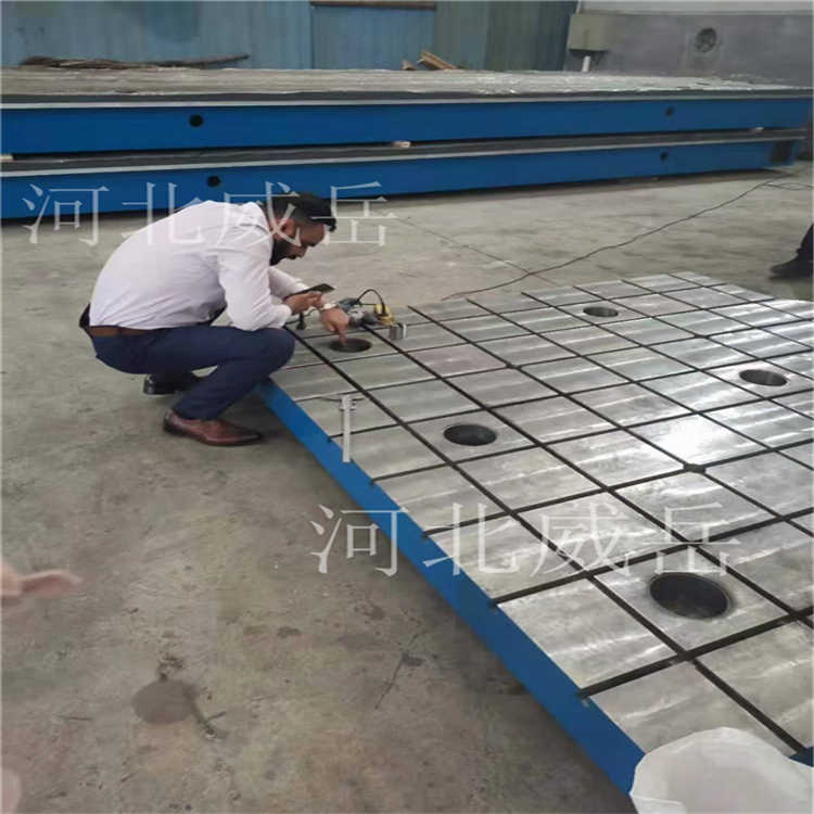 供应T型槽铸铁平台人工研磨铸铁平板质量保证