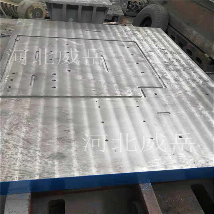 长期供应铸铁T型槽平台铸铁平板表面刮削工艺