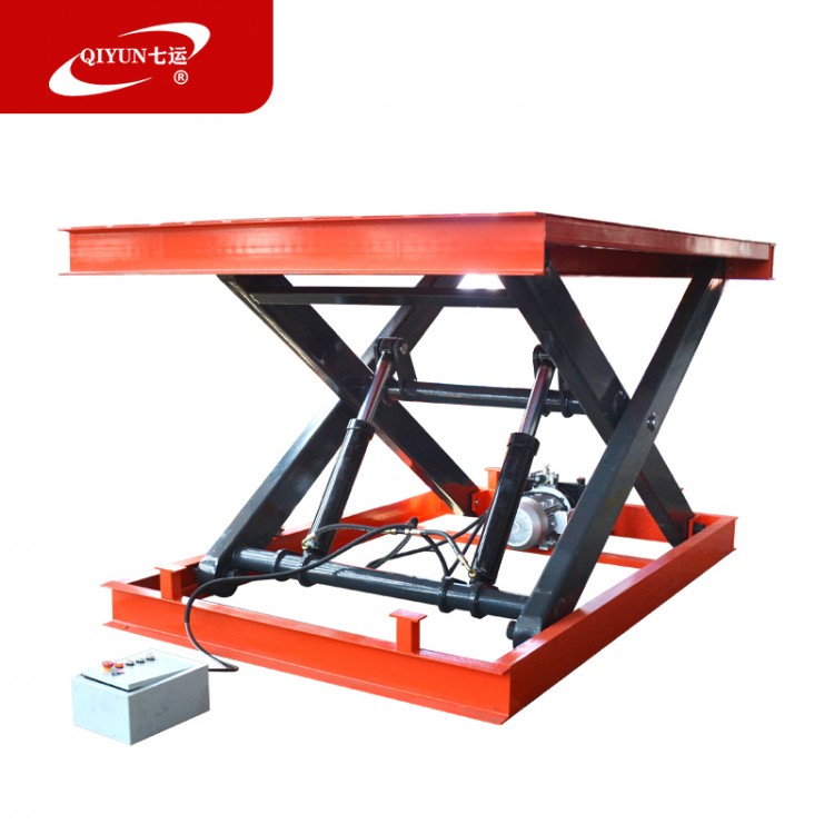 固定剪叉式升降平台 电动升降货梯固定剪叉式电动液压装卸货货梯图3