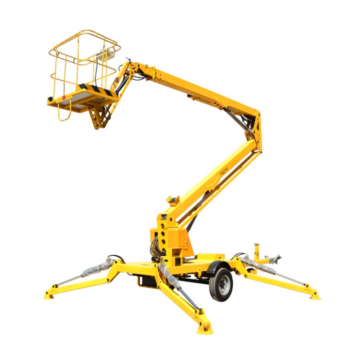 【升降机】拖车折臂式升降机提升机 成品360度旋转图3