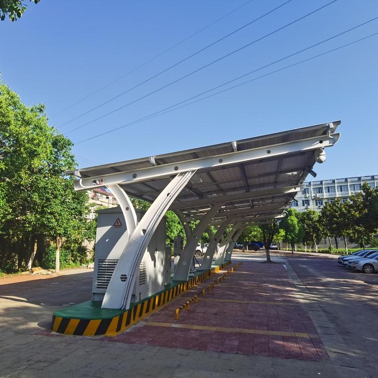 光伏车棚节能光伏车棚 太阳能发电系统图2