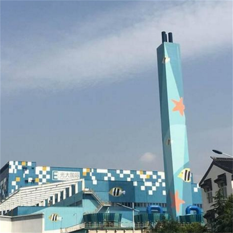 烟囱防腐美化图2