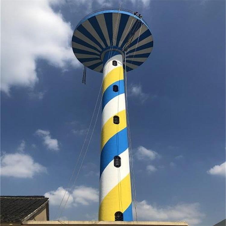 烟囱防腐美化图2