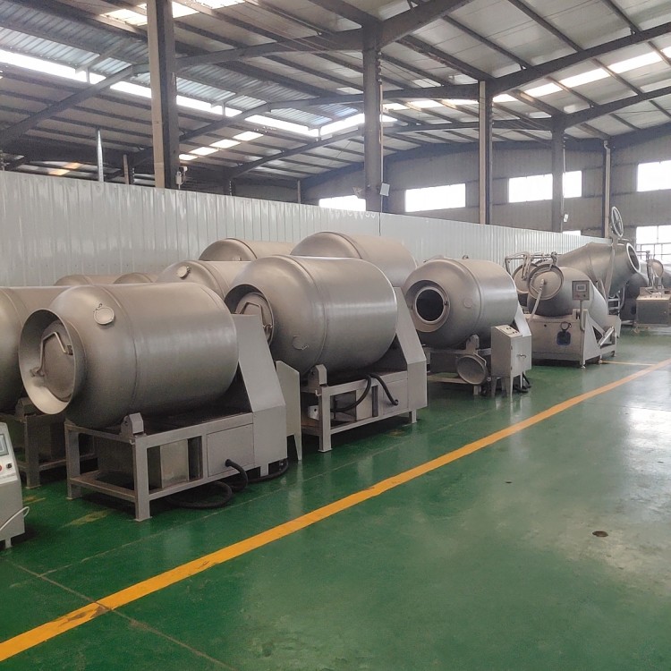 肉类滚揉机  全自动呼吸式变频真空滚揉机 鸡翅腌制滚揉设备图3