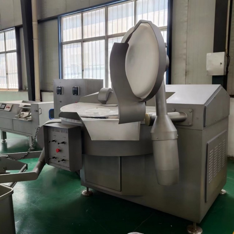 肉泥斩拌机 高速可调斩拌设备 香肠馅料斩拌机厂家图3