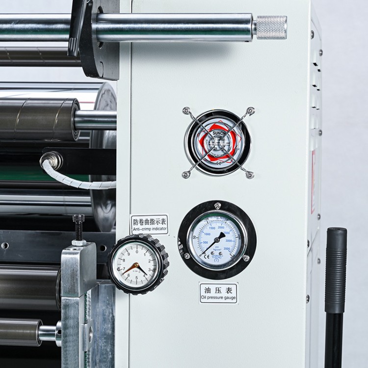 定制高速预涂膜覆膜机卷对卷商标正反面冷裱过膜机不翘标热复膜机图3