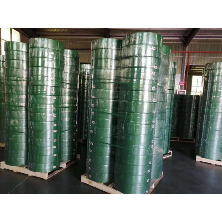上海厂家批发 1608 PET塑钢打包带 手用绿色塑钢带