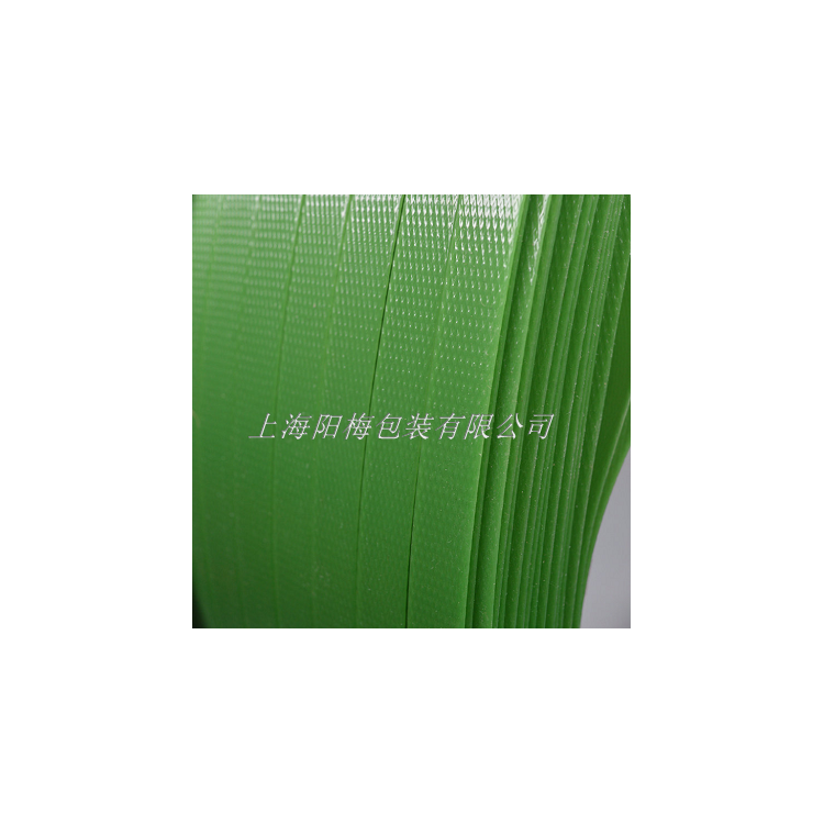 上海厂家批发 1608 PET塑钢打包带 手用绿色塑钢带