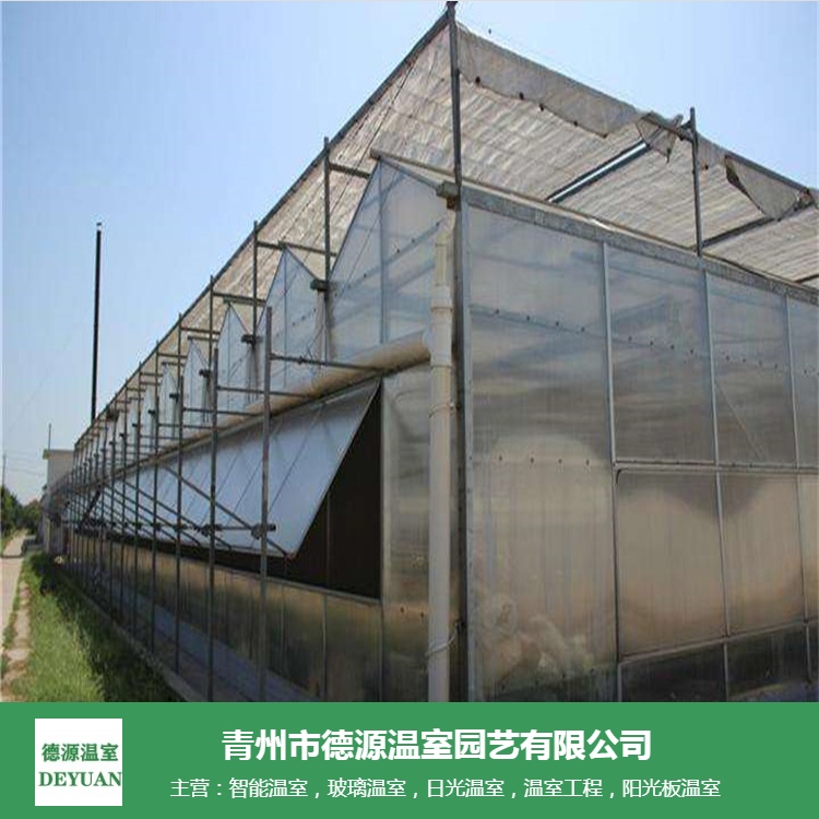 定制高透明度pc阳光板种植温室