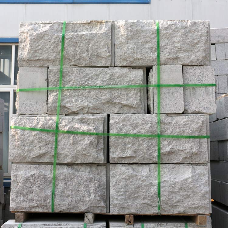 芝麻白花坛石 花岗岩花坛缘石 大理石圆形花坛石