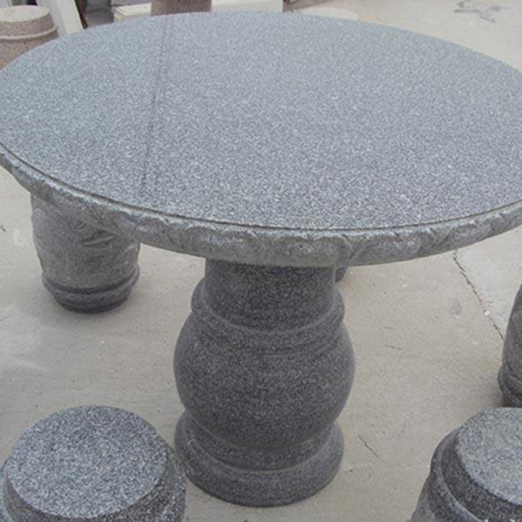 鲁灰石鼓 黄金麻石鼓凳子