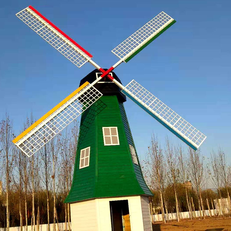 荷兰风车厂家，园林风车，园林景观风车