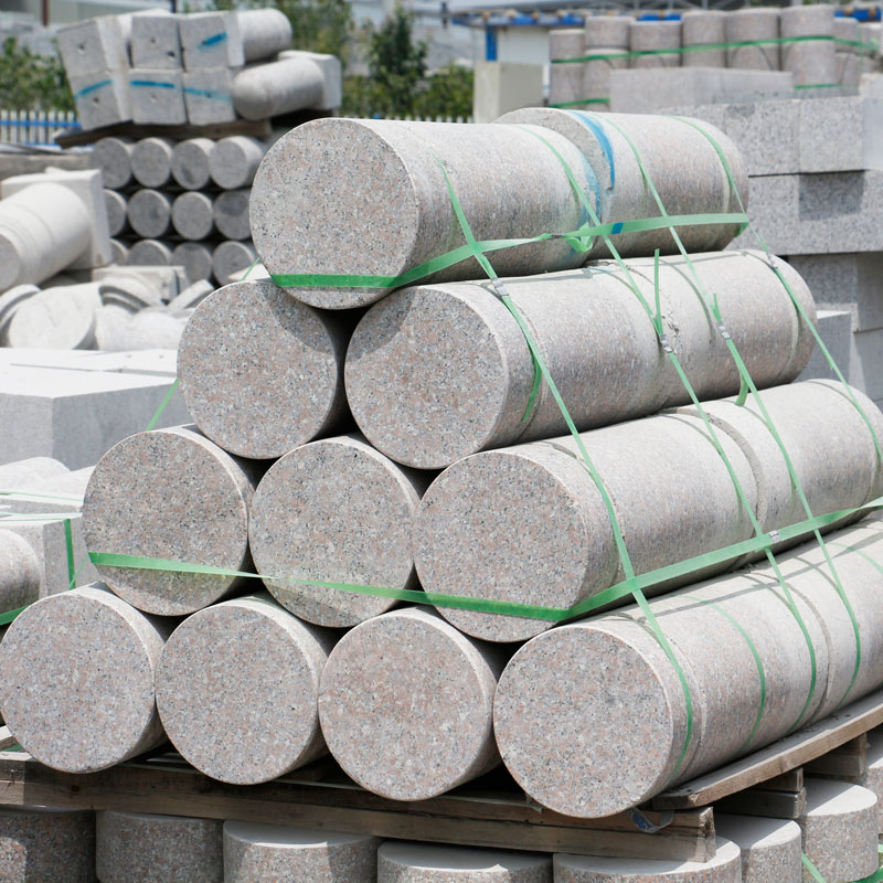 花岗岩挡车柱 花岗岩挡车石柱