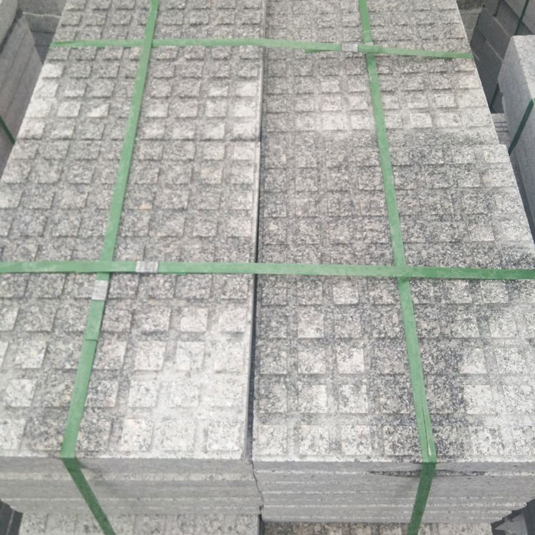 深灰色盲道石 深灰色盲道板