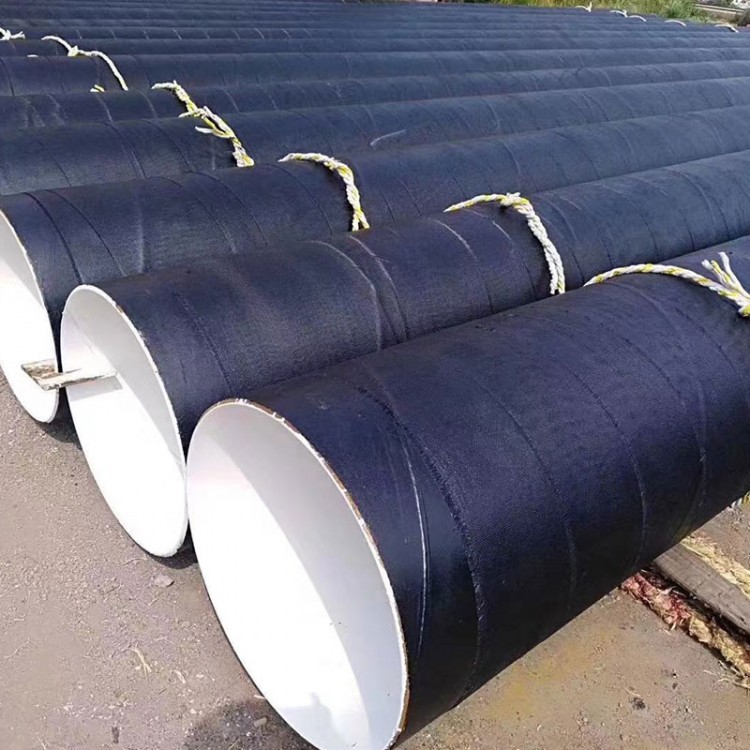 环氧煤沥青防腐钢管 三油两布防腐钢管 现货供应