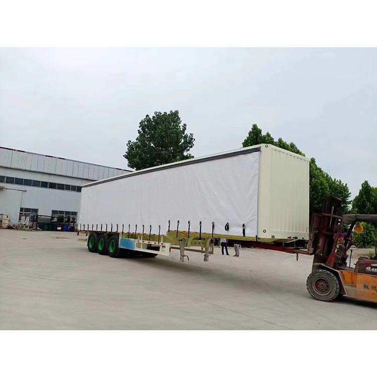 侧帘式集装箱半挂车