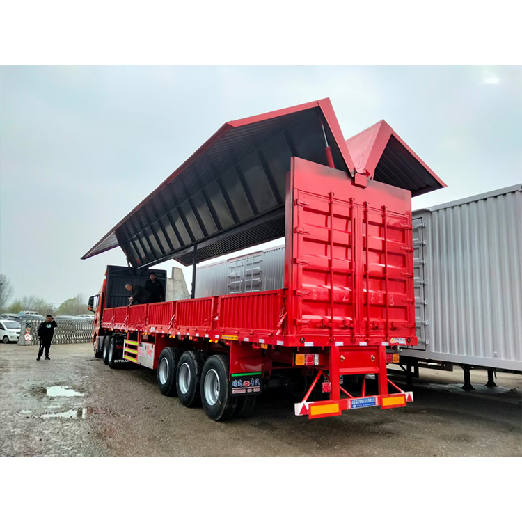 飞翼式集装箱半挂车
