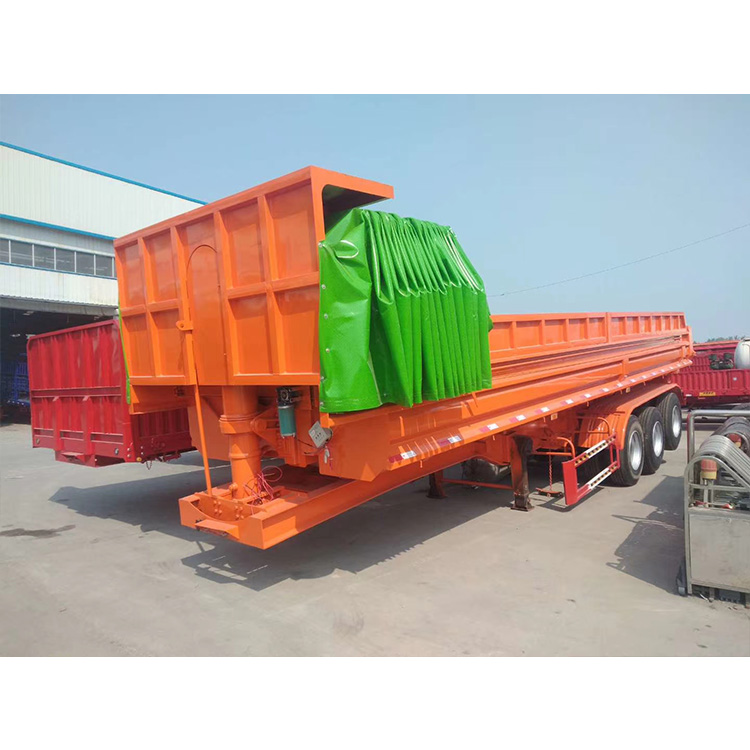 后翻自卸半挂车