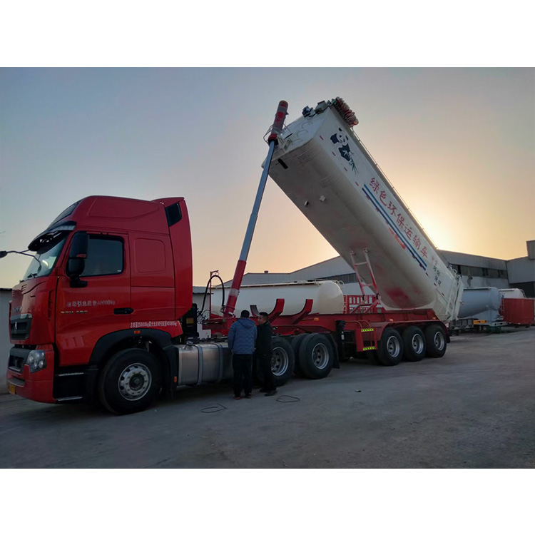 后翻自卸半挂车