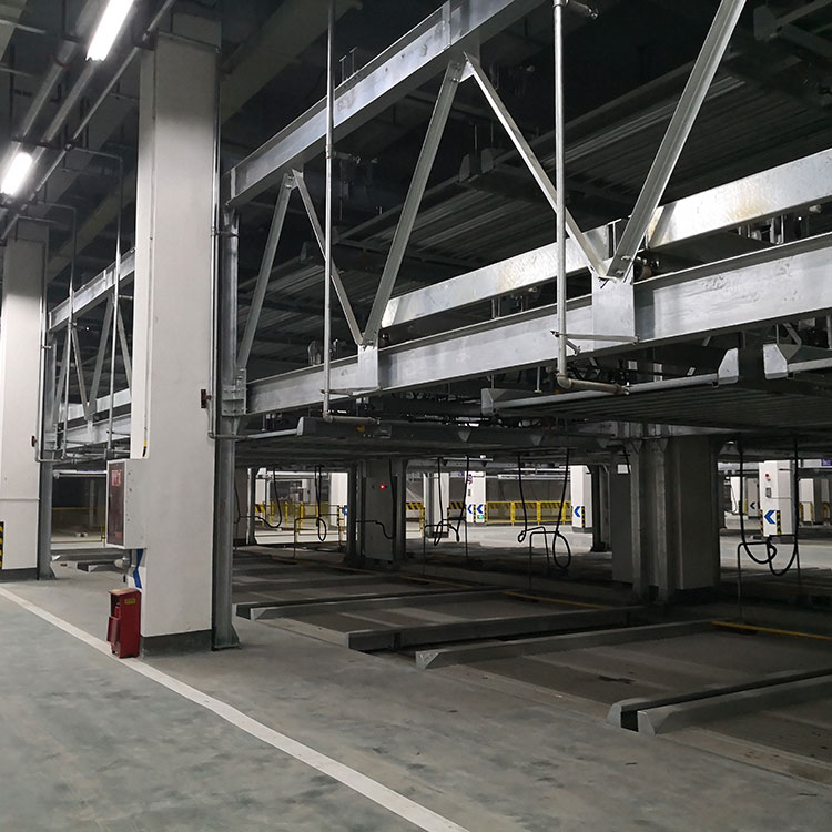 贵州省湄潭机械停车库改造 莱贝两柱式机械式停车位安装