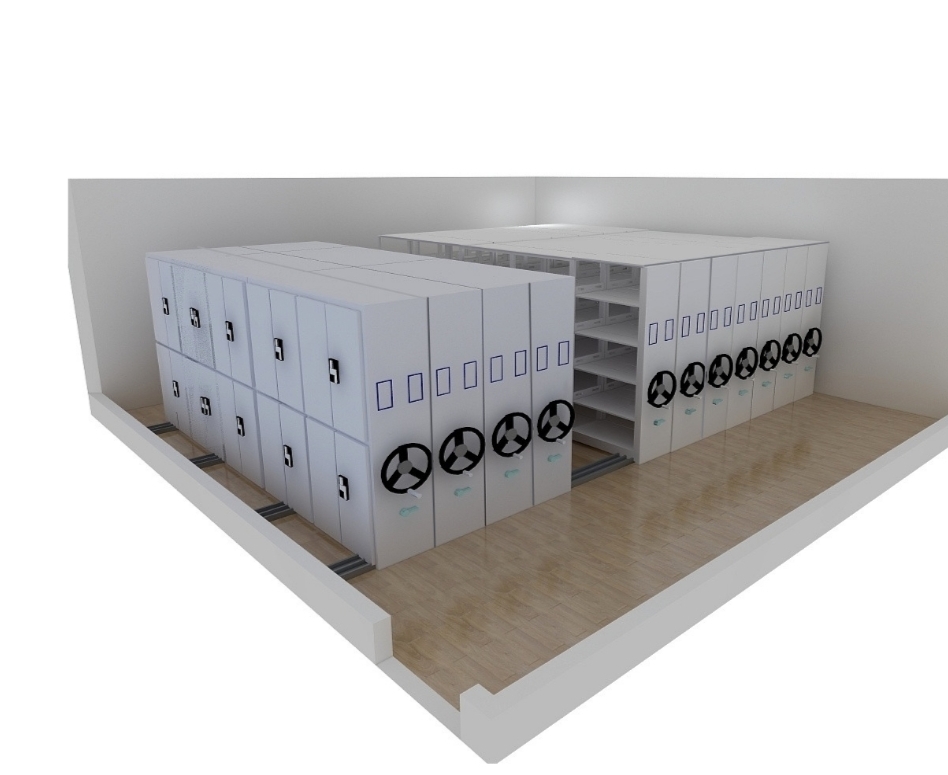 手动密集柜 规格：2350*900*540