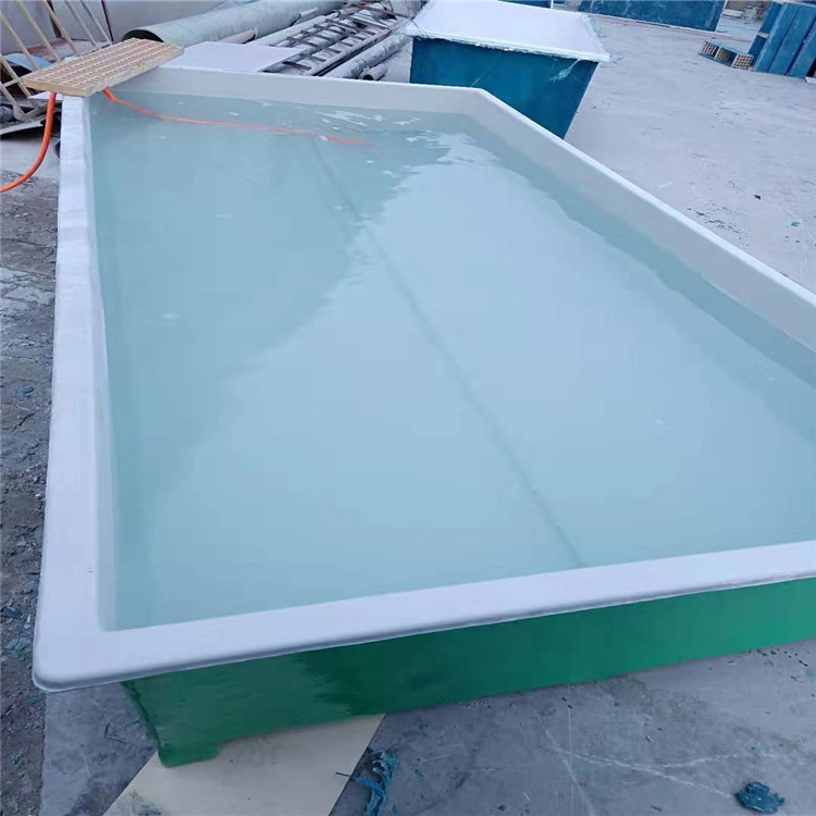 舟山玻璃钢水槽玻璃钢养鱼池玻璃钢暂养桶
