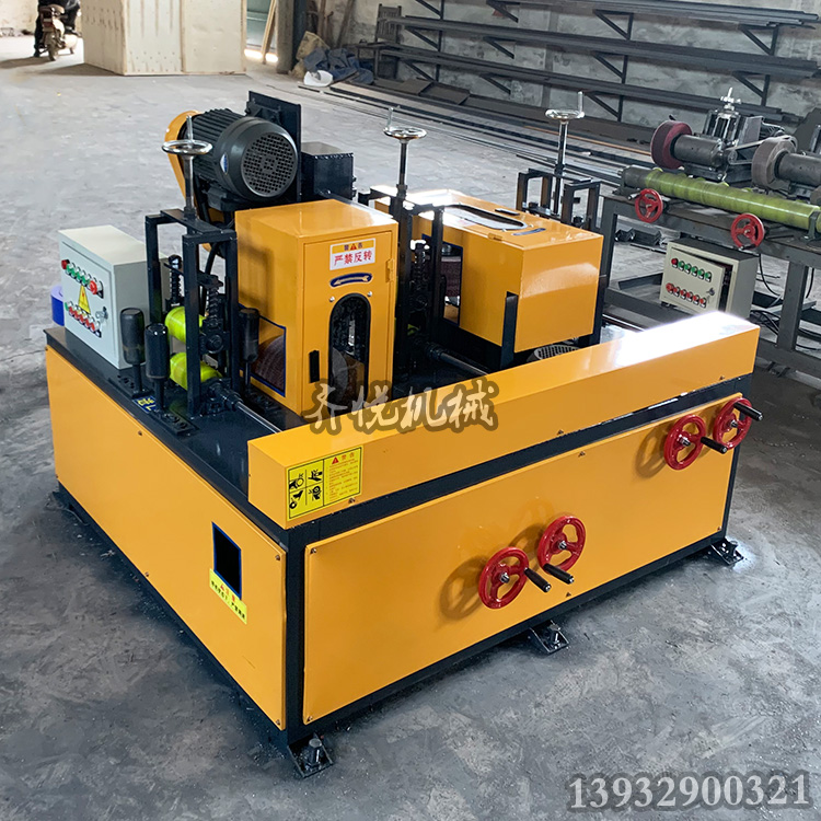 方钢抛光机 角铁除锈机 槽钢除锈机