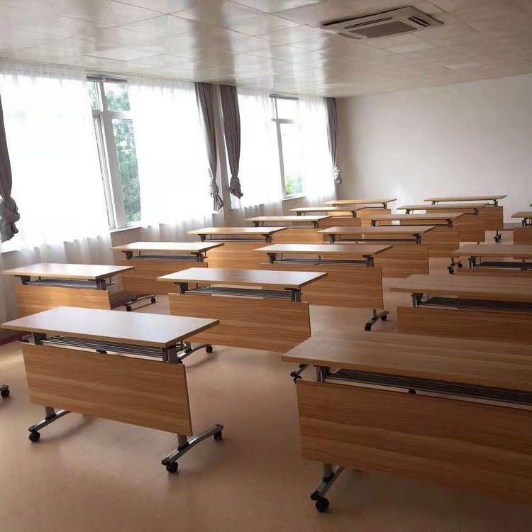 森丰 多媒体教室可移动拼接会议桌椅 课桌 条桌 培训桌椅