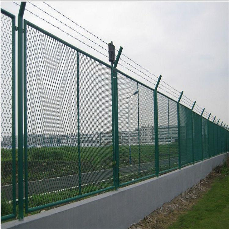 铁路专用框网护栏 铁路防护网 8001/8002低碳钢丝硬塑