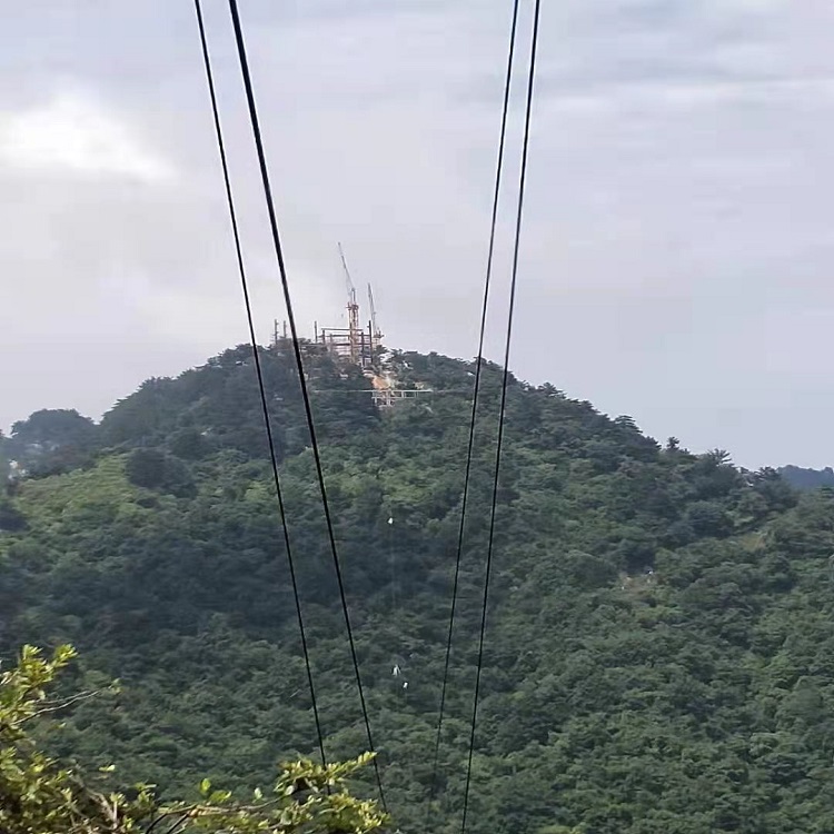 湖北麻城市龟峰山景区索道