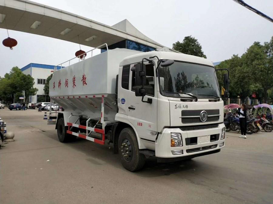 饲料车 散装饲料车 10吨散装饲料运输车 22方天锦饲料车示例图11