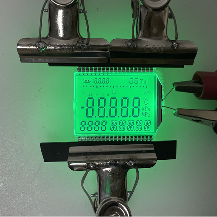 众显厂家供应传感器压力表LCD段码液晶显示屏