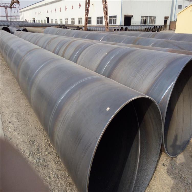 Large diameter spiral steel pipe