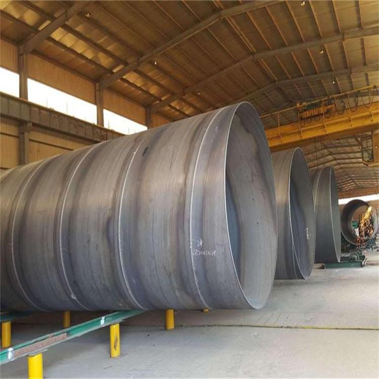 Large diameter spiral steel pipe