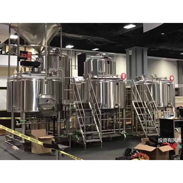 精酿啤酒创业项目微型啤酒酿造设备 免费酿酒培训