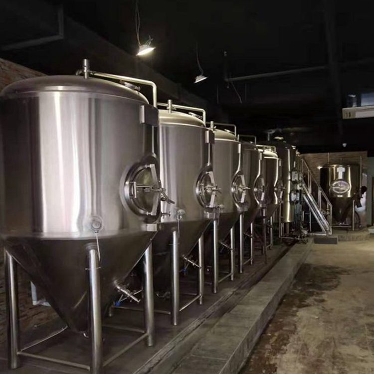 厂家直供不锈钢精酿啤酒加工设备 小型酿酒机器