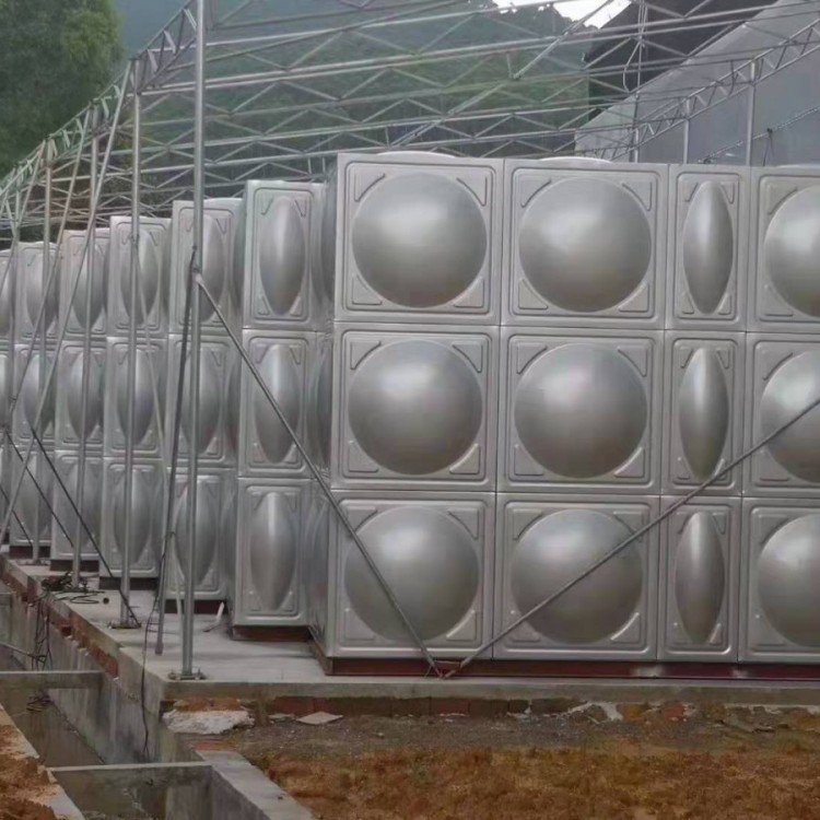 江门江海不锈钢水箱价格,长方形消防水箱 矩形水箱厂家定制