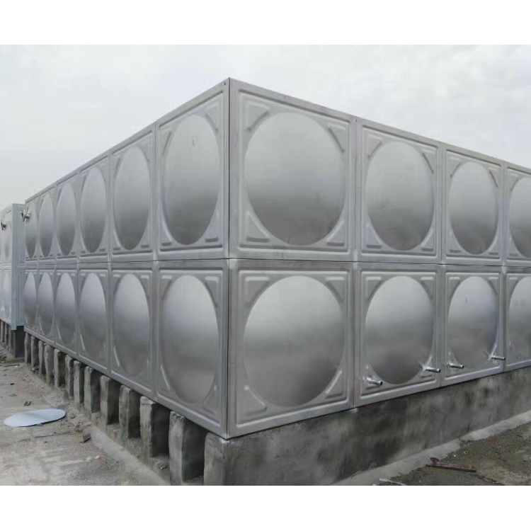 江门新会不锈钢水箱价格,长方形消防水箱 矩形水箱厂家定制