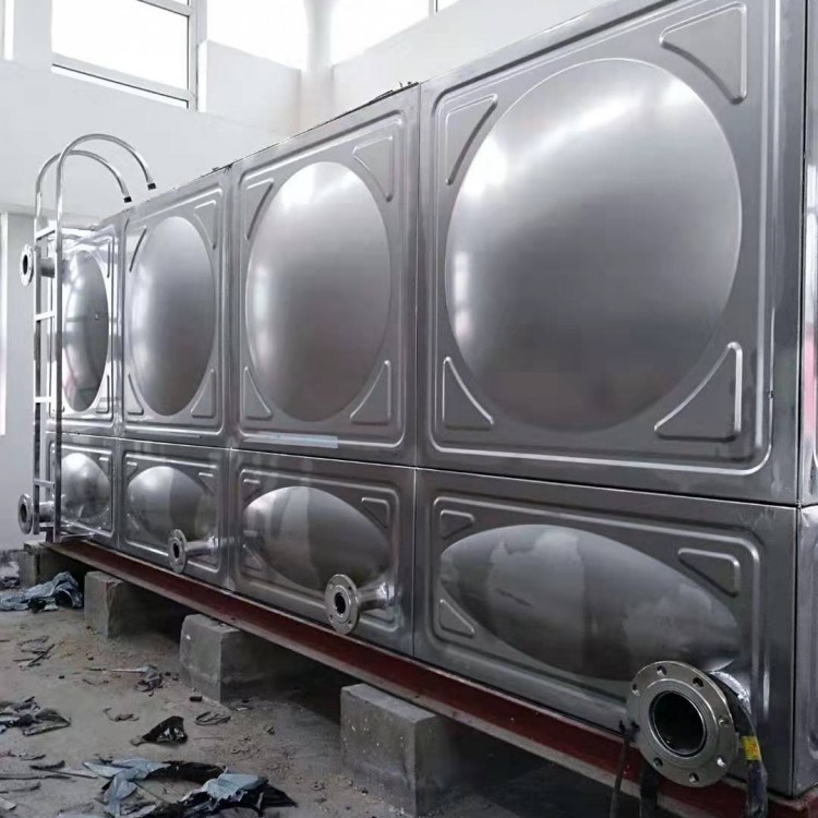 湛江不锈钢水箱价格,长方形消防水箱 矩形水箱厂家定制
