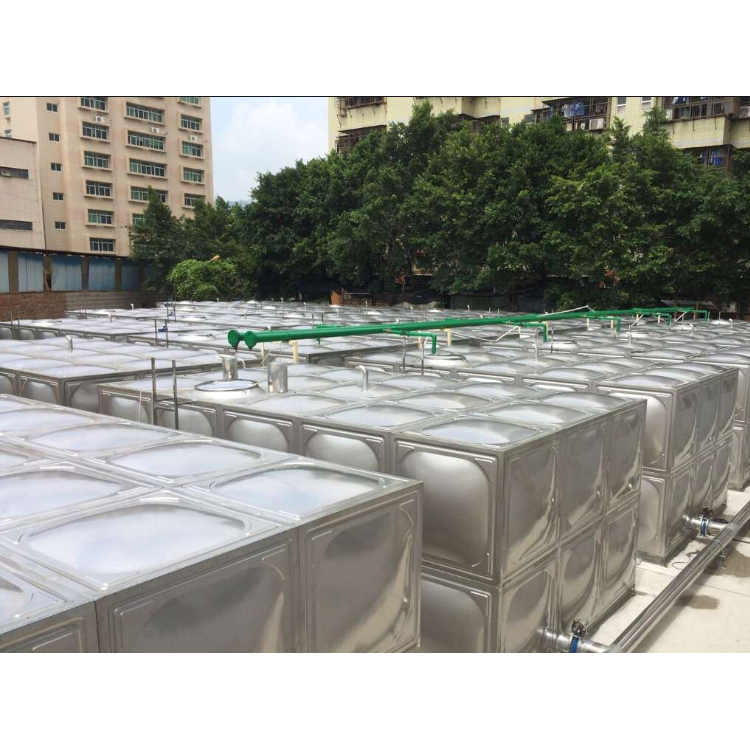 湛江霞山不锈钢水箱价格,长方形消防水箱 矩形水箱厂家定制