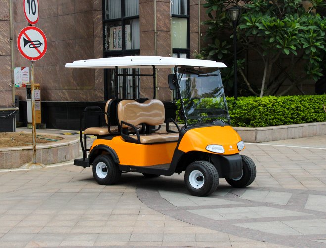 L2+2座4座高尔夫球车酒店工厂摆渡车楼盘看房车观光车-鑫时代电动车(图1)