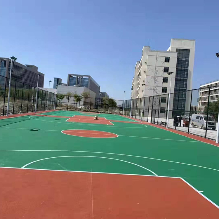 Basketball court construction manufacturer