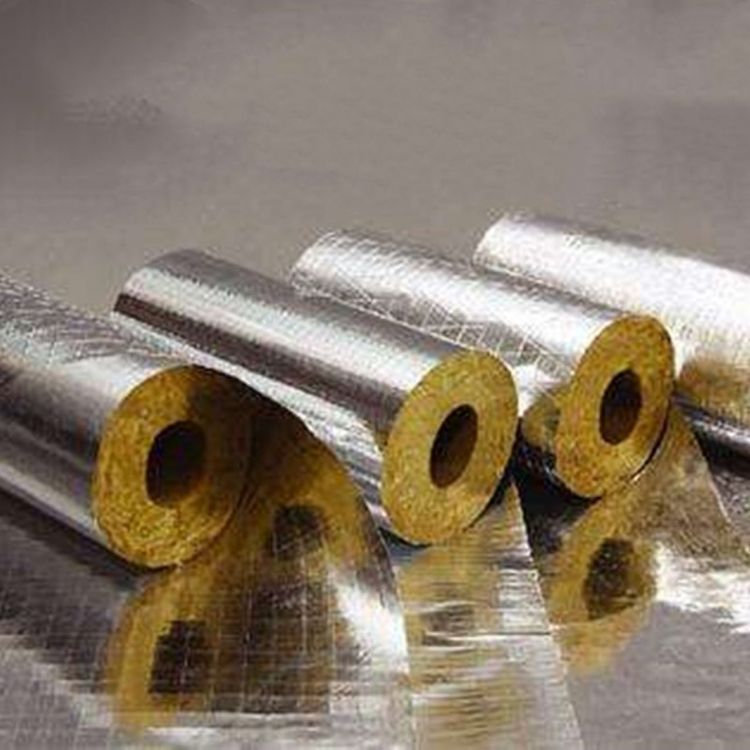 Rock wool pipe