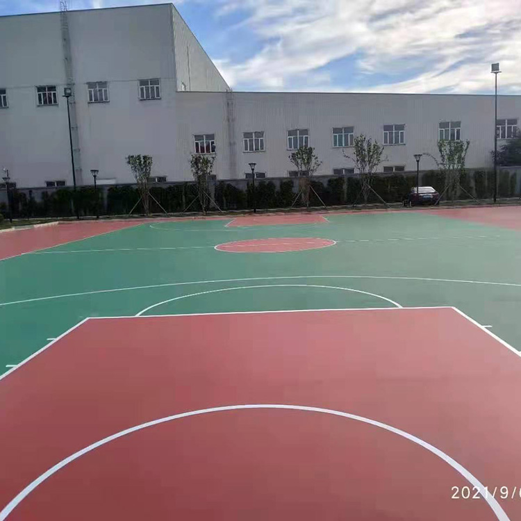篮球场铺设,校园篮球场铺设厂家