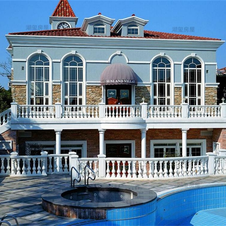 Light steel villa reception building