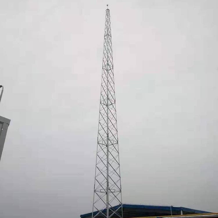 Angle steel lightning rod tower