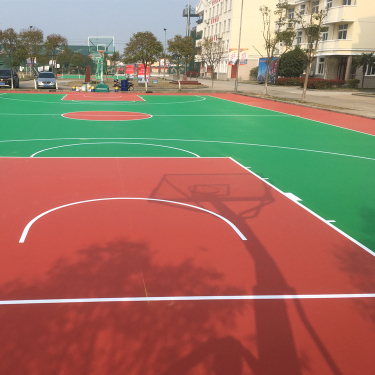 室外硅PU篮球场