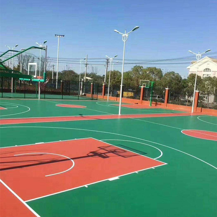 硅PU羽毛球场地